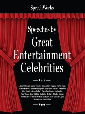 cover image of Speeches by Great Entertainment Celebrities